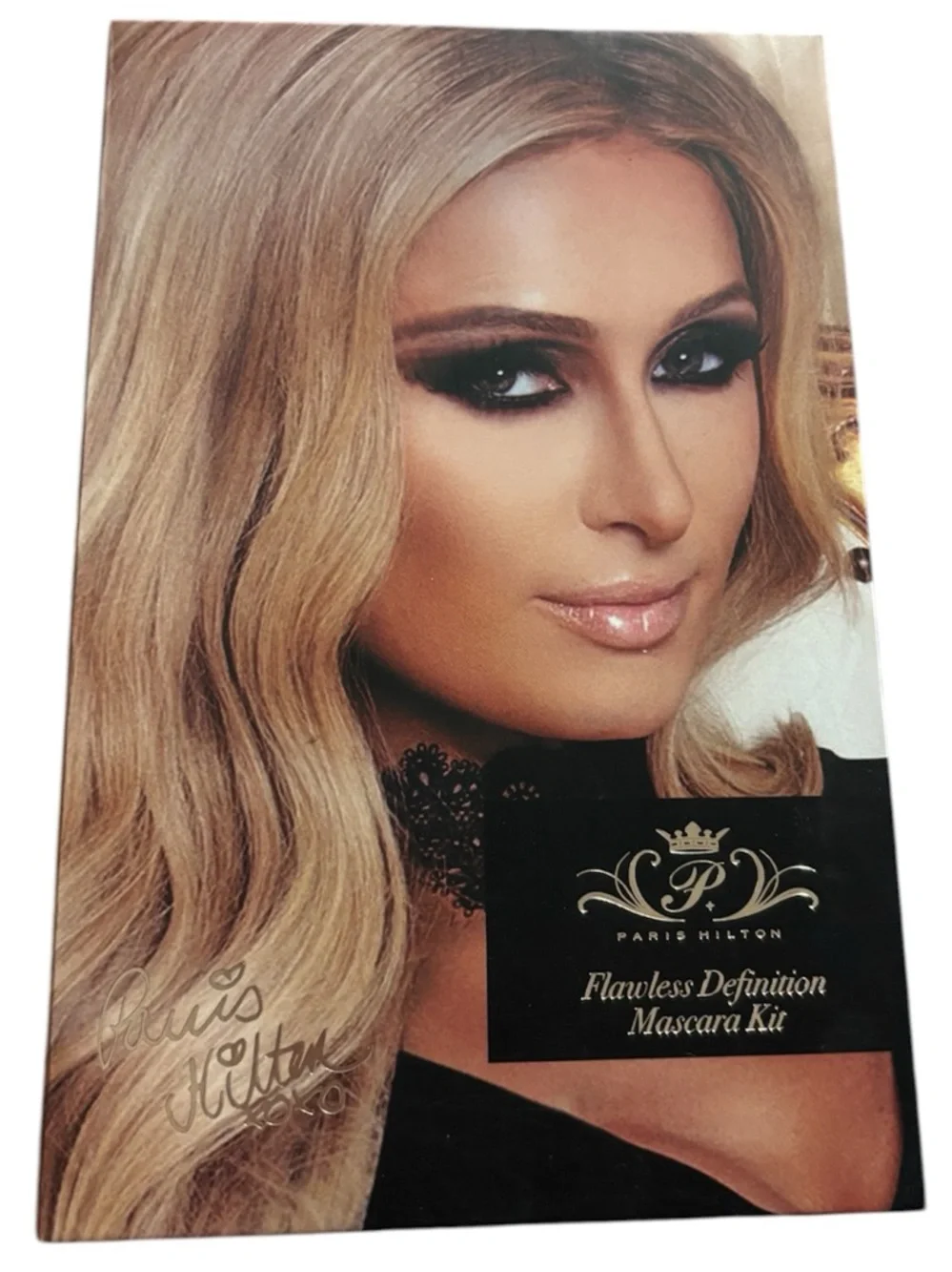 Paris Hilton Flawless Definition Volume Mascara Black Eyeliner Beauty Makeup Kit